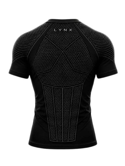 BATMAN COMPRESSION T-SHIRT BLACK (WHITE LOGO)