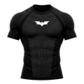 BATMAN COMPRESSION T-SHIRT BLACK (WHITE LOGO)