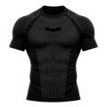 BATMAN COMPRESSION T-SHIRT BLACK (BLACK LOGO)